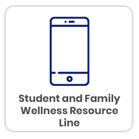 Student and Family Wellness Resources Line - graphic